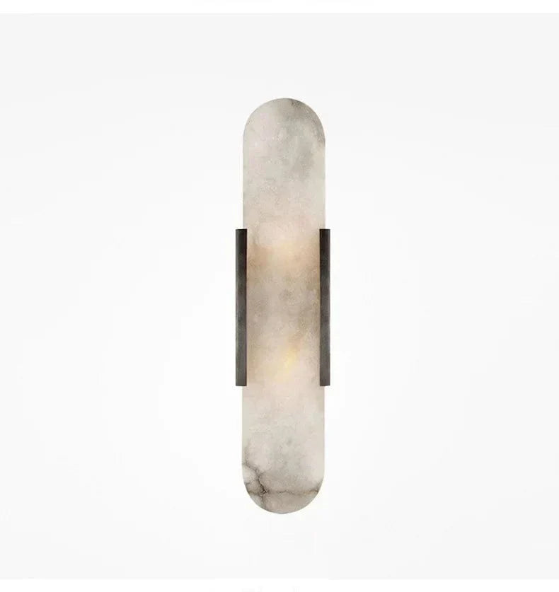 Modern Marble Brass Wall Sconce