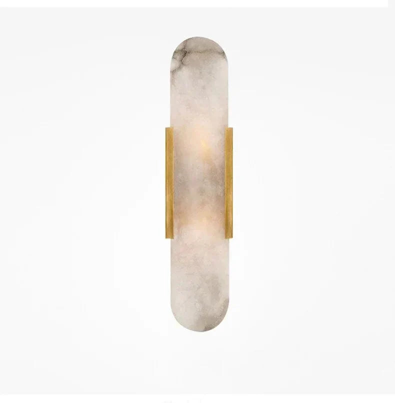 Modern Marble Brass Wall Sconce