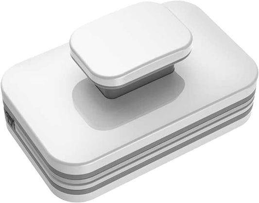 Magnetic Window Cleaner, Double Sided Glass Wiper Cleaning Tools Magnet Surface Brush Washer Washing Equipment for Home Outside High Rise Car Glazed Thick 0.1-0.39in with Anti Falling Rope