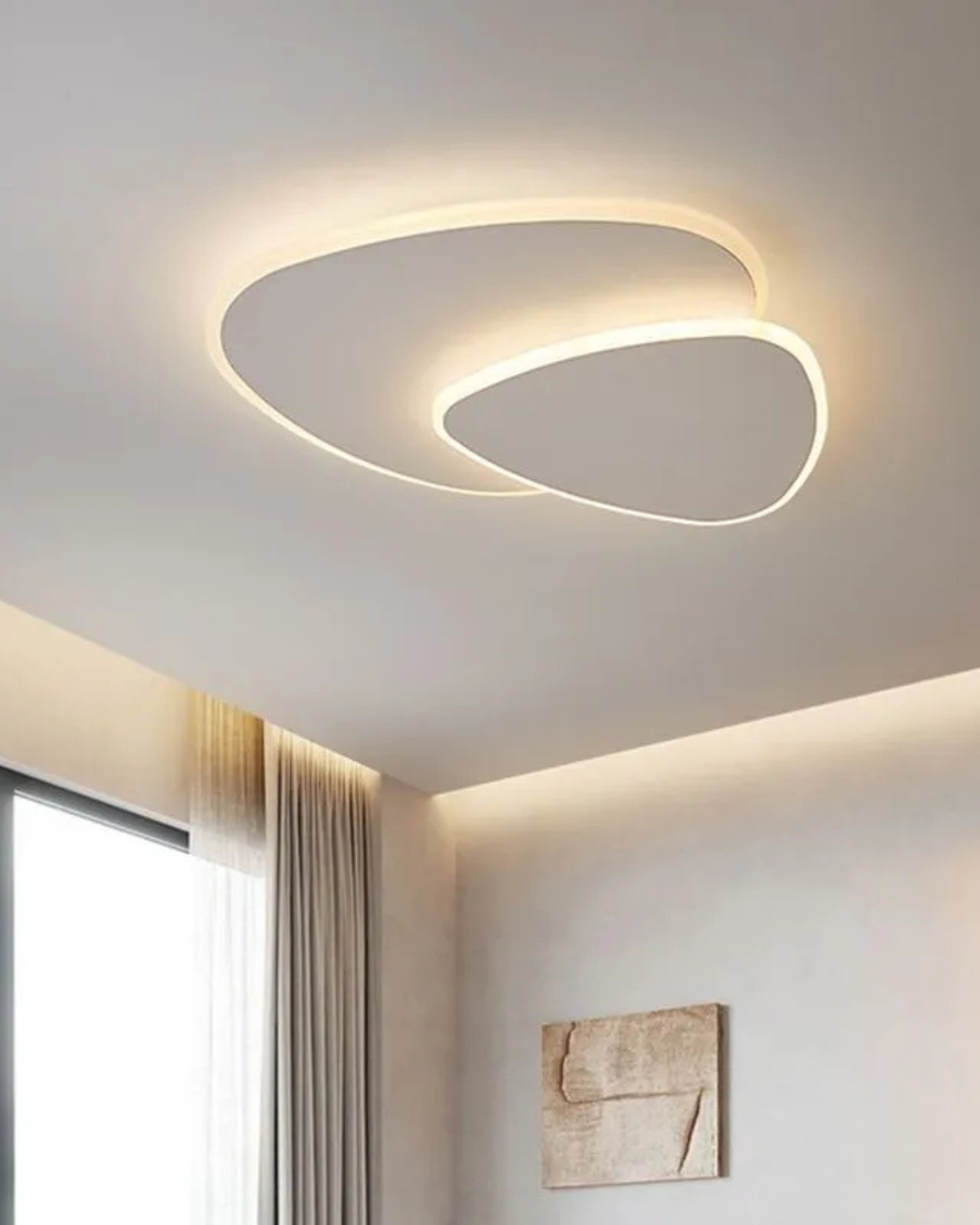Japandi Flowing LED Ceiling Light