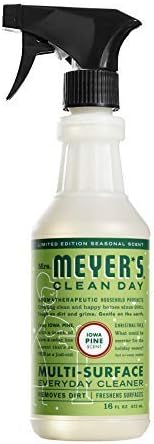 Mrs. MEYER'S CLEAN DAY Multi-Purpose Cleaner Spray Iowa Pine, 16 Fl Oz (Pack of 6)