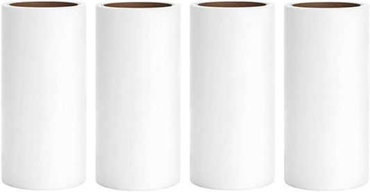 Lint Roller Refills 4 inch Extra Sticky Pet Hair Roller Replacement Refills Only, Inside Diameter 1.5 inch, 60 Sheets per Roll (Pack of 4, Total 240 Sheets)