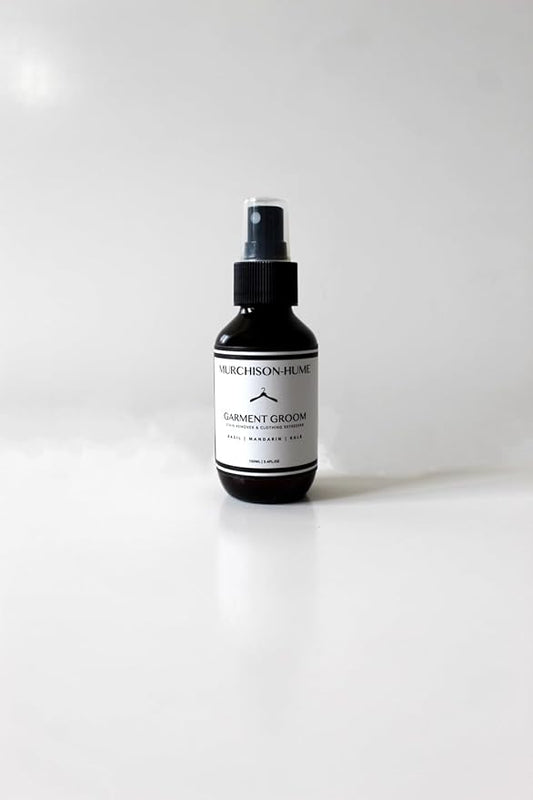 Murchison-Hume Garment Groom Fabric Freshener, Air Freshener, Odor Fighter, Laundry Treatment and Stain Remover, Basil Mandarin Kale