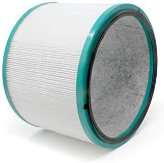 968125-03 Premium H13 True Hepa 360° Glass Filter Compatible with Dyson HP01 HP02 DP01 DP02 for Dyson Pure Hot Cool Link Desk Air Purifying Sytem Part # 968125-03 96812503 (1Pack)