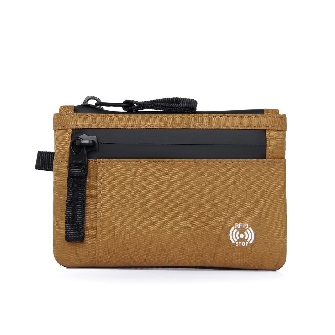 Compact Zip Around RFID Blocking Wallet