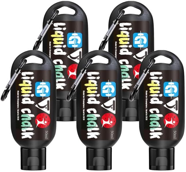 Liquid Chalk Mess-Free Gym Chalk 7’s Quick-Drying for Weightlifting, Gymnastics, Rock Climbing, Pole Dancing Sweat Resistant and Long Lasting for Stronger Hand