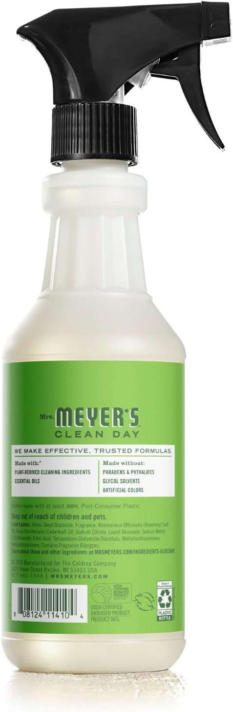 Mrs. MEYER'S CLEAN DAY Multi-Surface Cleaner 2 Pack Variety, Dandelion, Fresh Cut Grass, 16 OZ Each, 1 CT