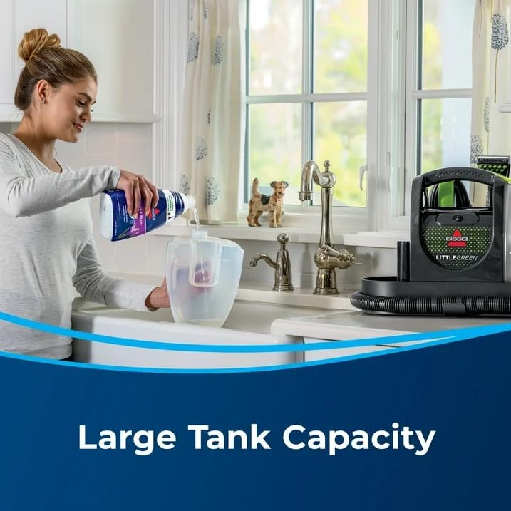 Generic BissellPet - Little Green Multi-Purpose Portable Carpet and Upholstery Cleaner, Car and Auto Detailer, with Exclusive Specialty Tools, Silver