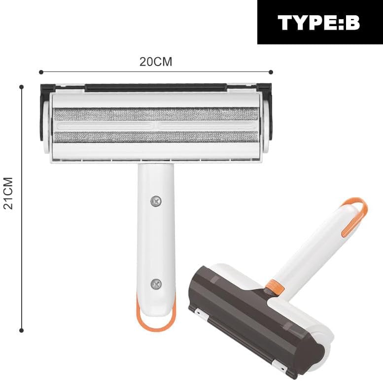 Reusable Pet Hair Remover Roller – Effective Cat and Dog Lint & Fur Removal for Furniture, Clothes, and Carpets – Eco-Friendly, Easy-to-Use, & Self-Cleaning