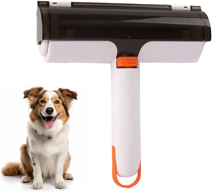 Reusable Pet Hair Remover Roller – Effective Cat and Dog Lint & Fur Removal for Furniture, Clothes, and Carpets – Eco-Friendly, Easy-to-Use, & Self-Cleaning
