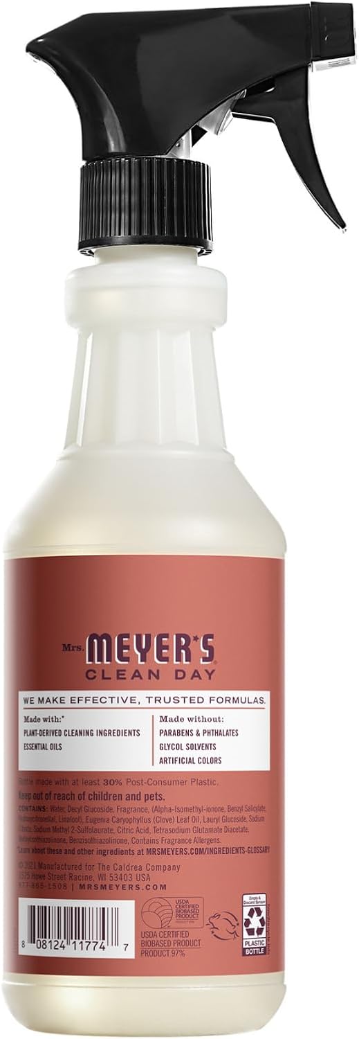 Mrs. MEYER'S CLEAN DAY Multi-Surface Cleaner 2 Pack Variety, 16 OZ Each, 1 CT (Apple Cider + Fall Leaves)