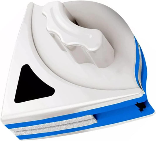 Magnetic Window Cleaner, Double Side Window Brush Glass Wiper Cleaning Tools for High Rise and Car Glazed Windows(Blue)