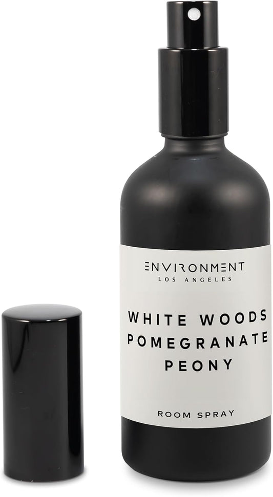 ENVIRONMENT Inspired by 5-Star Resort ARH Room Spray, 100ml Air Freshener (White Woods | Pomegranate | Peony) Home Fragrance Accessories, Room Perfume, Room Deodorizer, Vegan & Cruelty-Free