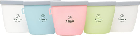 Silicone Food Storage Bags – 5 Pack (1000ml) | Reusable, BPA-Free, Leakproof | Freezer, Microwave & Dishwasher Safe | Eco-Friendly Silicone Snack & Meal Prep Bags