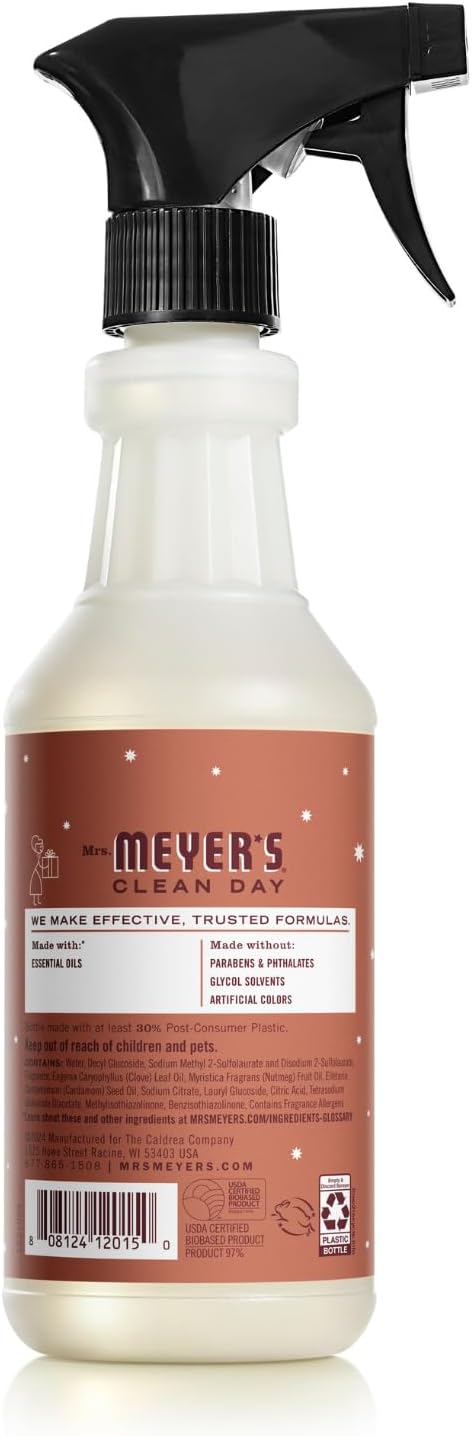 Mrs. MEYER'S CLEAN DAY Variety, 1 Multi-Surface Cleaner, 16 OZ, 1 Multi-Surface Cleaner, 16 OZ, 1 CT (Iowa Pine + Gingerbread)