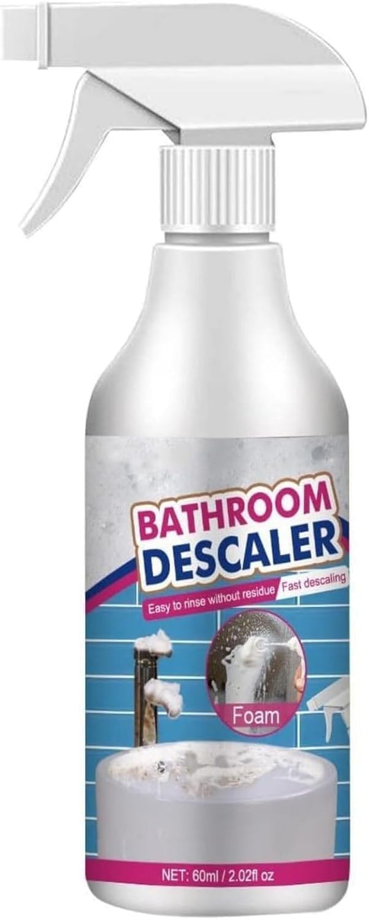 Bubble Cleaner Foam, 2025 Upgrade Bathroom Cleaner Spray Bathroom Cleaner Bath-room Glass Descaler To Tile Faucet Remover Tub Cleaner (1pc)