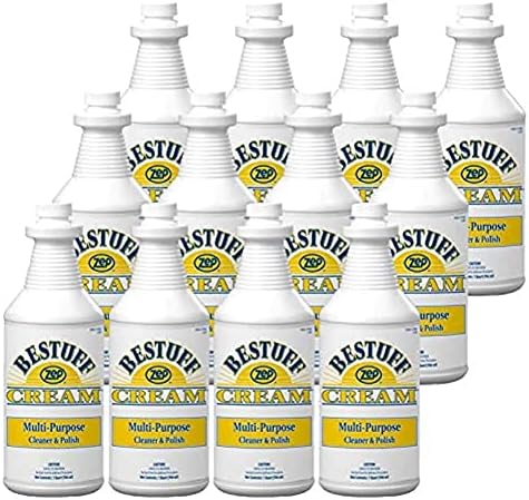 Zep Bestuff Multi-Purpose Cleaner and Polish Cream- 32 Ounce (Case of 12)- 106601- Achieve an Effortless Clean and Ultimate Shine on Any Surface with Easy-To-Use Formula