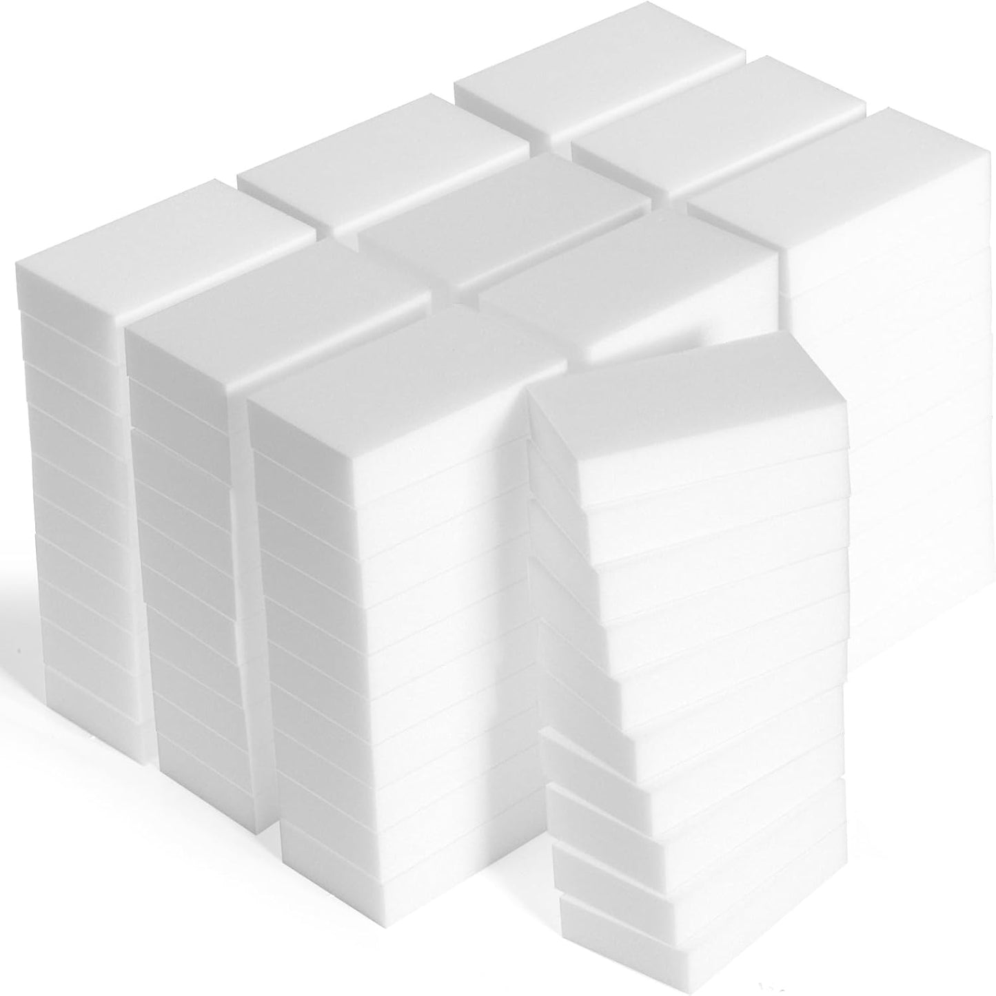 (100 Pack 3.9"x2.3"x0.8") Melamine Sponges Magic Cleaning Sponges in Bulk Eraser Sponges for Kitchen Bathroom Cleaning Supplies for Stains and Dirt