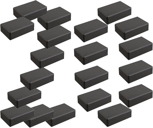 Hello Fit 3" Yoga Block, 20 Pack Bulk EVA Foam Yoga Blocks, Firm and Supportive Yoga Brick, Balance Foam for Stretching, Pilates, and Workout, 3" x 6" x 9"