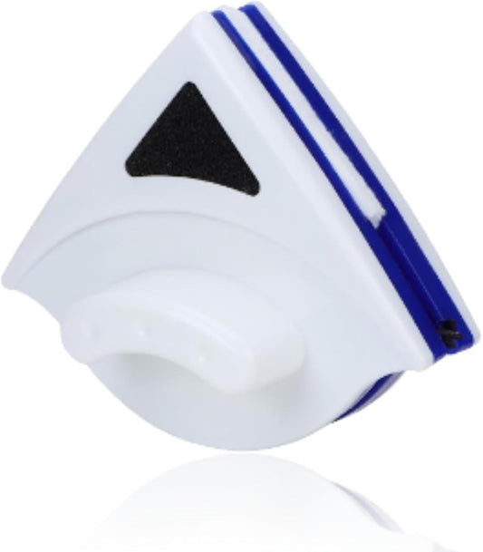 Magnetic Window Cleaner, Double Sided Window Cleaner, Adjustable Magnetic Glider Washing Brush Tools for High Rise Household Cleaning Windows Thickness 3 to 8mm Blue