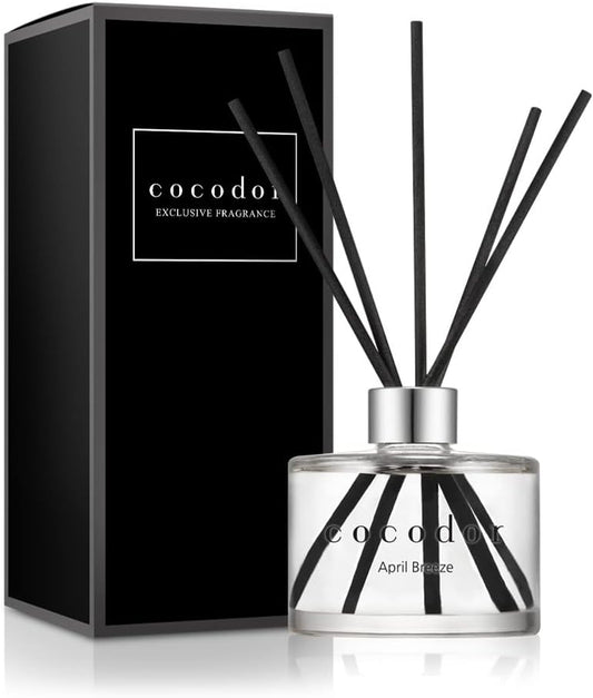 COCODOR Signature Reed Diffuser/Savon / 6.7oz / Scent Diffuser with Sticks Home Fragrance Reed Diffuser for Bathroom Shelf Decor