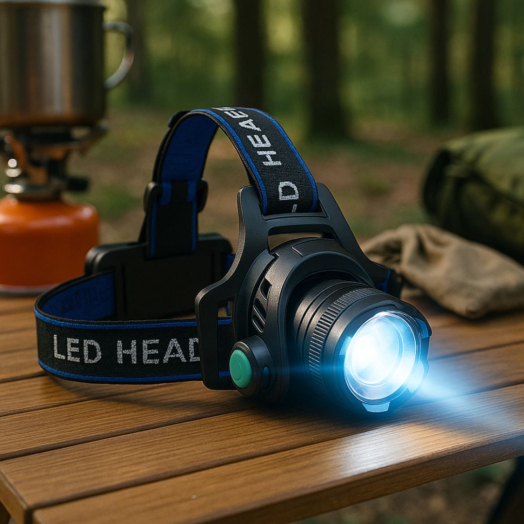 Waterproof Rechargeable LED Headlamp