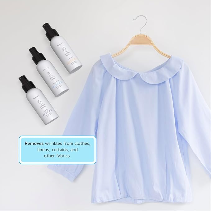 Begley's 3-in-1 Wrinkle Remover, Quick Fix Wrinkle Release, Static Cling Remover, Odor Eliminator and Fabric Refresher Spray - USDA Certified Biobased - Citrus, 16 oz, 2 Pack