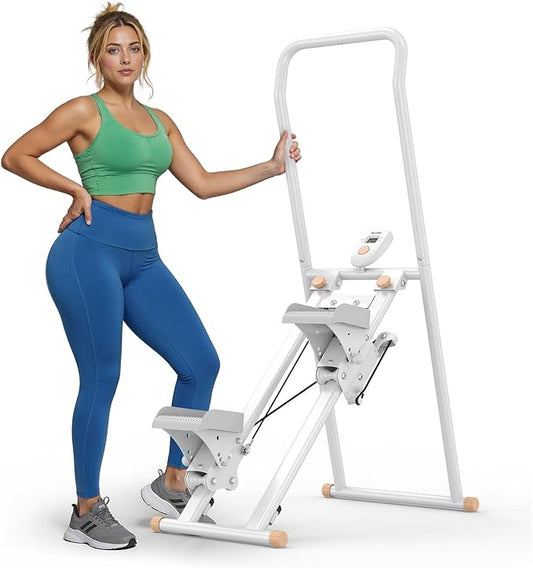 Niceday Steppers for Exercise at Home, Stair Stepper with Handlebar, Stair Climber, Stair Master with 300LBS Loading Capacity