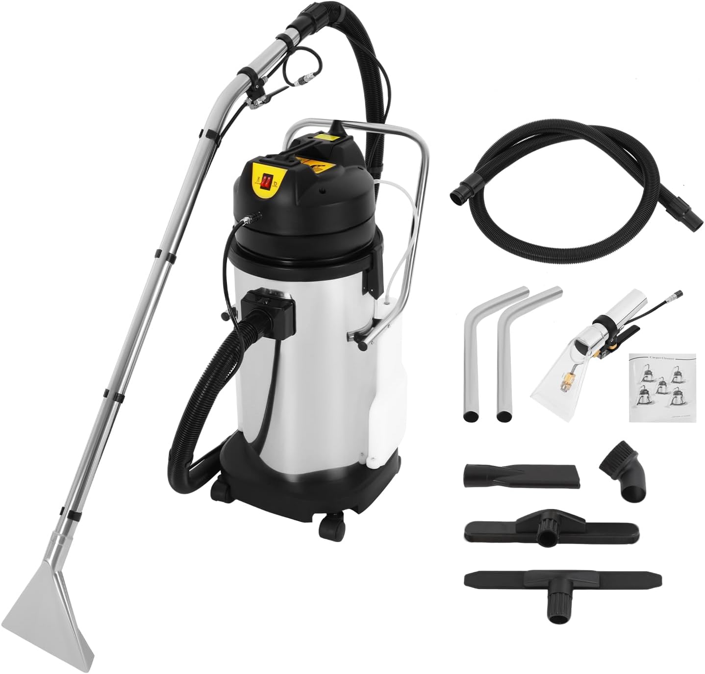 40L/11Gal Professional Upholstery Cleaner Machine 1000W Commercial Carpet Cleaning Machine 3 in 1 Extractor Vacuum Washing Machine Sofa Curtain Carpet Cleaning Machine