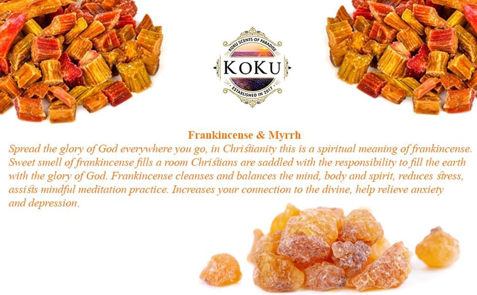 Frankincense Myrrh Air Freshener - Room Spray - Odor Eliminator - Deodorizer - Car Air Freshener - Home Spray - Linen Spray - Fabric Refresher - Non-Toxic - Alcohol Free (4 Oz)