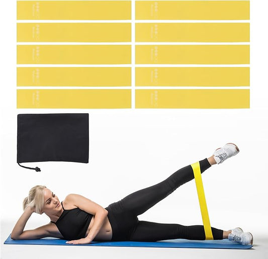 PATIKIL Resistance Loop Exercise Bands Stretch Bands for Working Out Fitness Elastic Workout Bands with Carry Bag for Home Gym Physical Fitness Yoga