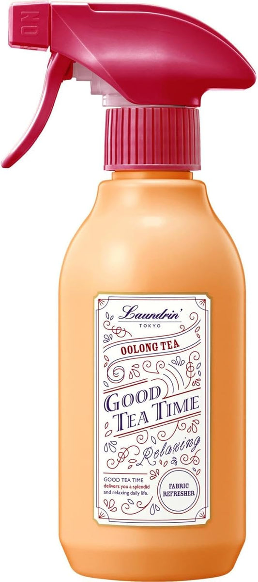 Laundrin Botanical Fabric Refresher Spray, Pet Odor Eliminator for Home, Room Essentials Fabric Spray, Odor Removal for Mattress, Curtain, Sofa, Carpet, Furniture, & Bedding - 300ml, Oolong Tea
