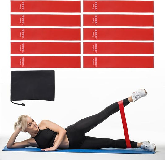 PATIKIL Resistance Loop Exercise Bands Stretch Bands for Working Out Fitness Elastic Workout Bands with Carry Bag for Home Gym Physical Fitness Yoga