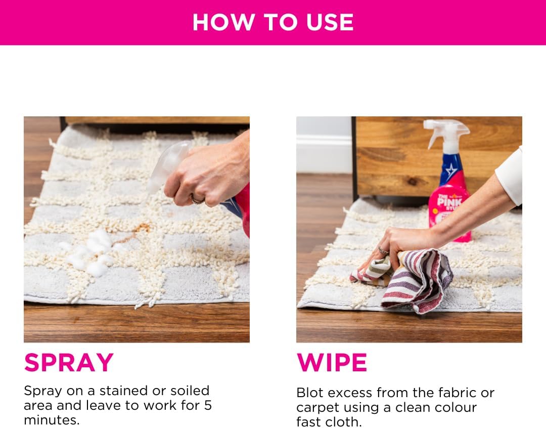 Stardrops - The Pink Stuff - The Miracle Foaming Carpet & Upholstery Stain Remover