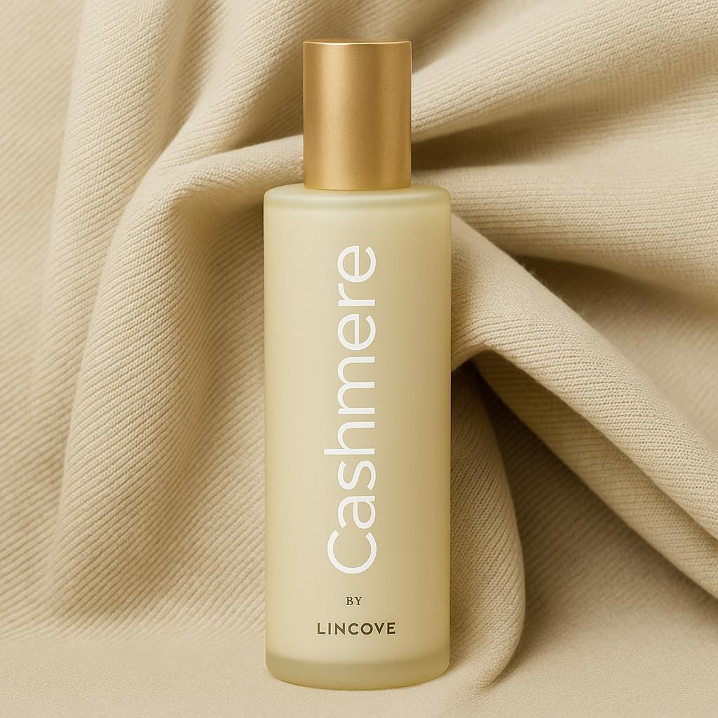 Lincove Luxury Room Spray - Vegan Cashmere Room Freshener for Linen and Bedding - 4 Oz Odor Eliminator Air Freshener for Bedrooms, Guestrooms