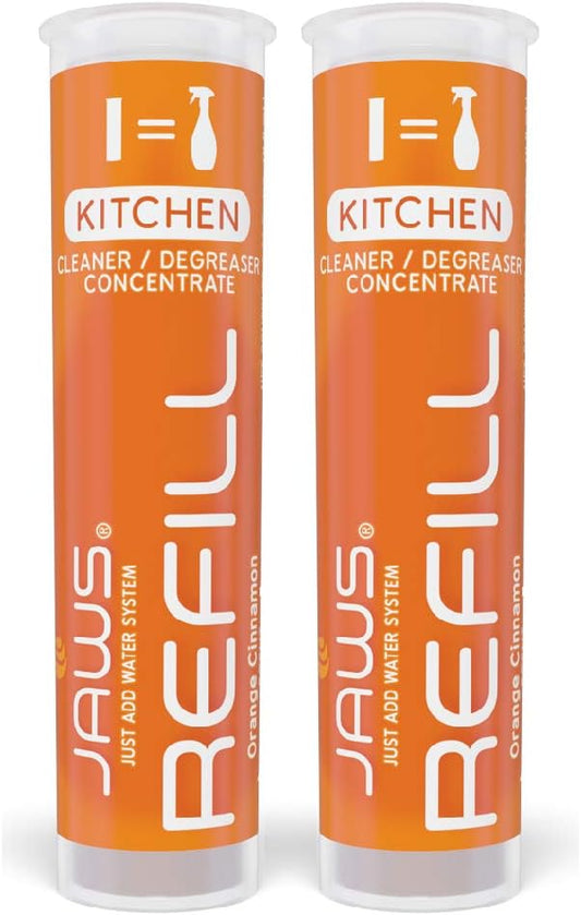 JAWS Kitchen Cleaner Refill Pack. Includes 2 Refill Pods. Refillable Cleaning Supplies.
