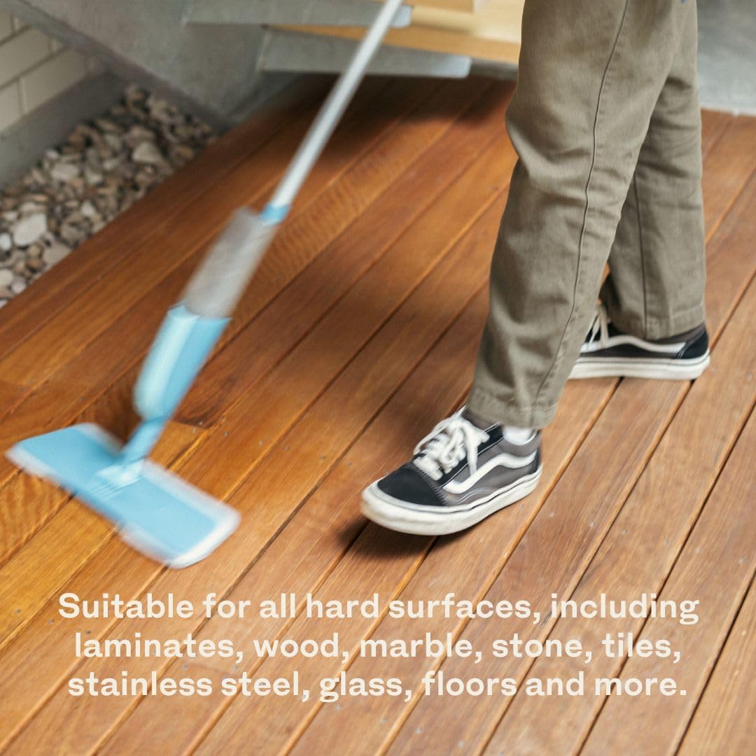 Tirtyl Multi-Surface Cleaner Refills - All Purpose Cleaning Tablet 4 Pack - 2L total (makes 4x 500mL bottles of spray cleaner) - Home & Kitchen - Non-toxic & Effective - Lime & Clementine Fragrance