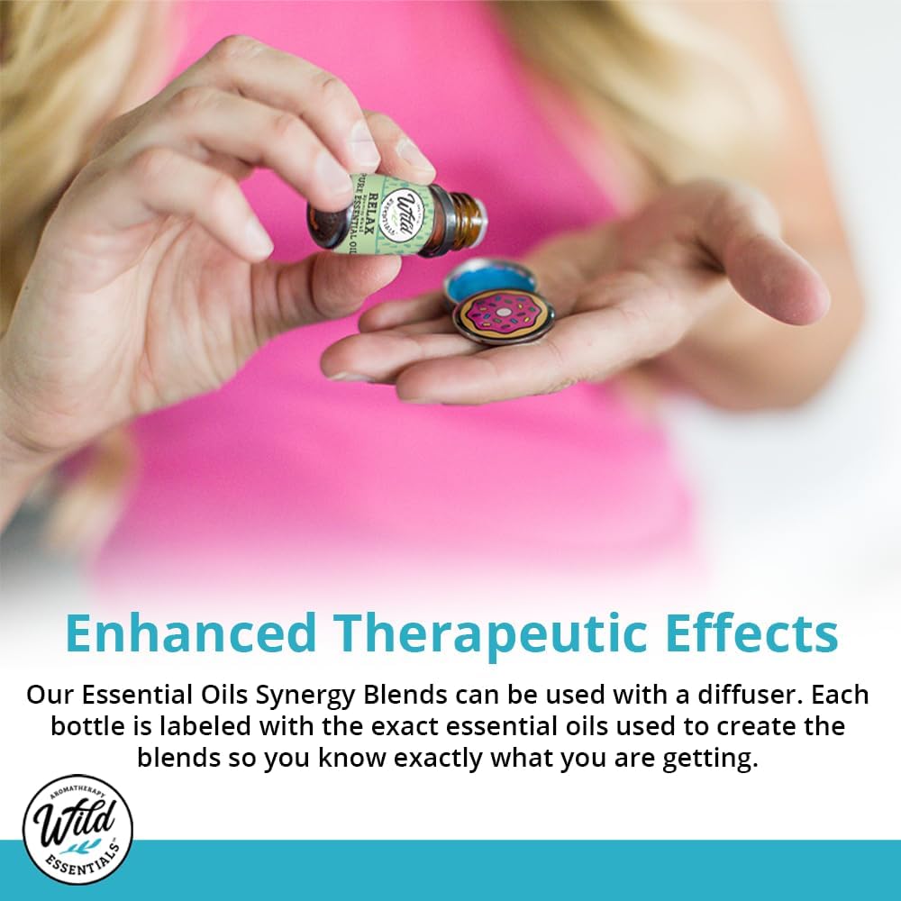 Wild Essentials Focus 100% Pure Essential Oil Synergy Blend 10ml, Therapeutic Grade Concentration Formula for Mental Clarity, Study, Work, Test, Interview, Attention Made in The USA