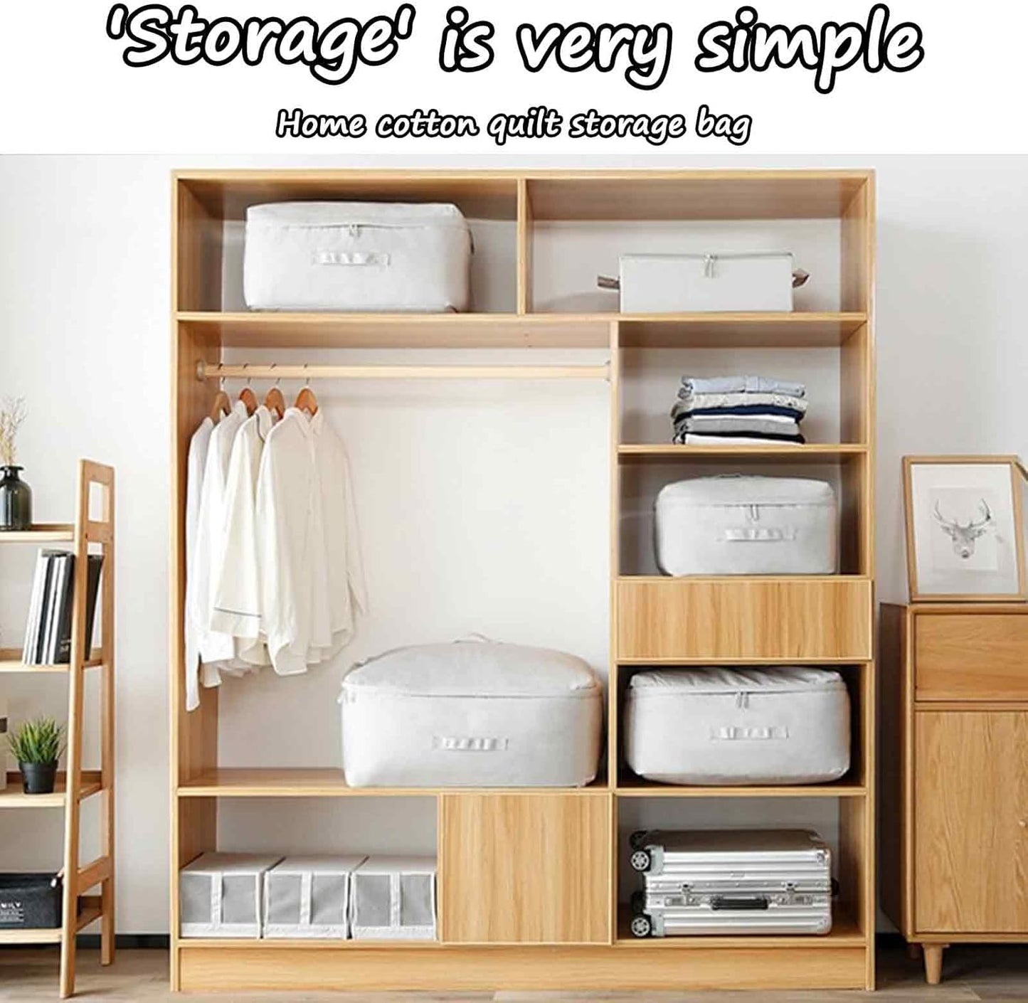 UnderbedStorage Bag, Bedding and Quilt Storage Bag, Essential Items for Clothing Organizers during Mobile Travel, Cationic Oxford Fabric, Space Saving, Durable Waterproof Design (Lime, XXL)