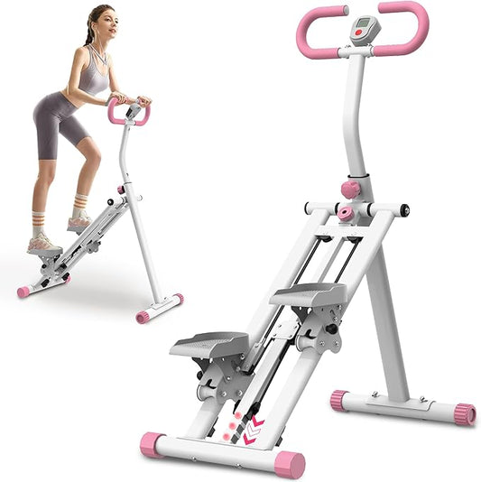 Stair Stepper for Home-Upgrade Vertical Climber Workout Machine for Full-Body Exercise Climber Fitness Equipment with Stable Frame Adjustable Handlebar