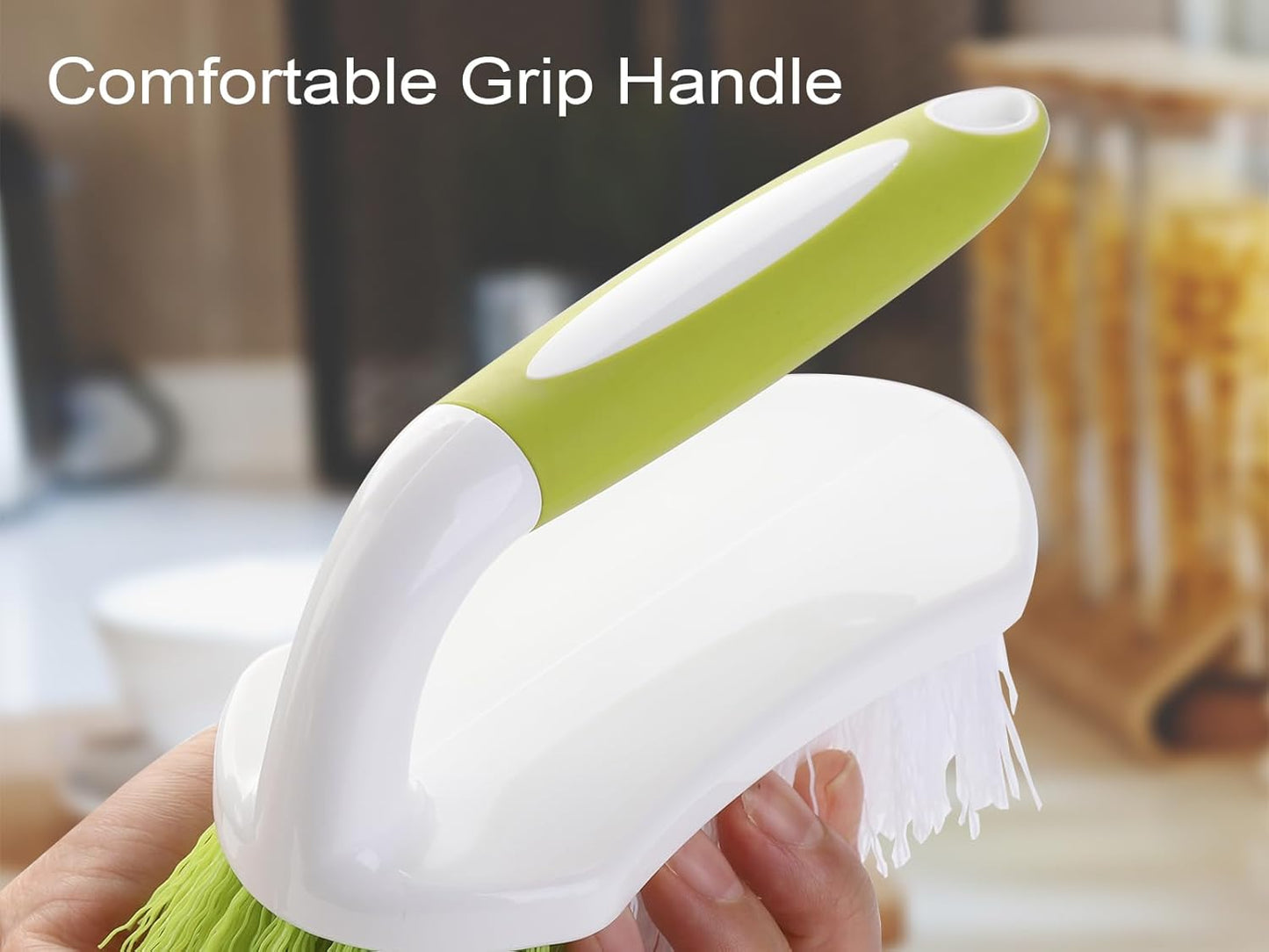 Scrub Brush for Cleaning, Heavy Duty Shower Scrubber with Stiff Bristles for Tub, Sink, Floor, Tile, and Carpet Scrubbing, 20 Pack