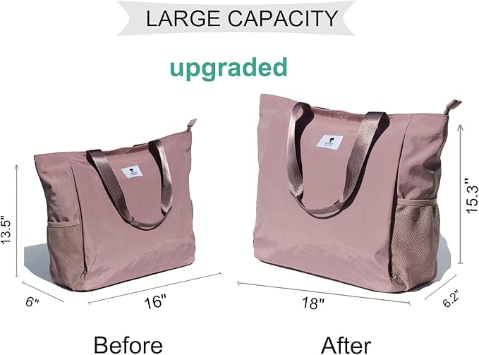 ESVAN Yoga Mat Bag Yoga Tote Carrier Shoulder Bag Carryall Tote for Office,Yoga,Pilates,Travel,Beach and Gym