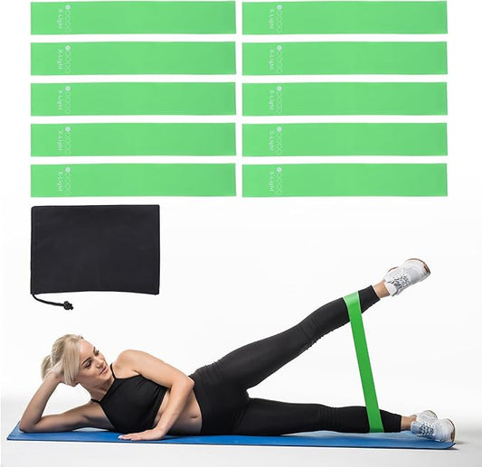 PATIKIL Resistance Loop Exercise Bands Stretch Bands for Working Out Fitness Elastic Workout Bands with Carry Bag for Home Gym Physical Fitness Yoga
