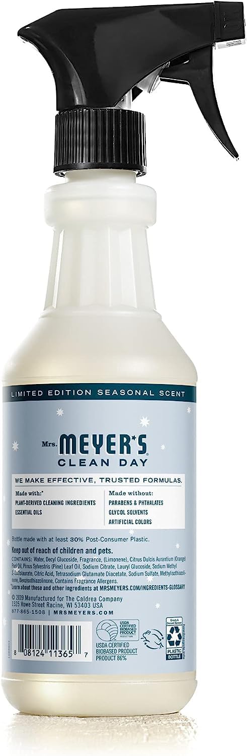 Mrs. MEYER'S CLEAN DAY Variety, 1 Multi-Surface Cleaner, 16 OZ, 1 Multi-Surface Cleaner, 16 OZ, 1 CT (Iowa Pine + Snow Drop)