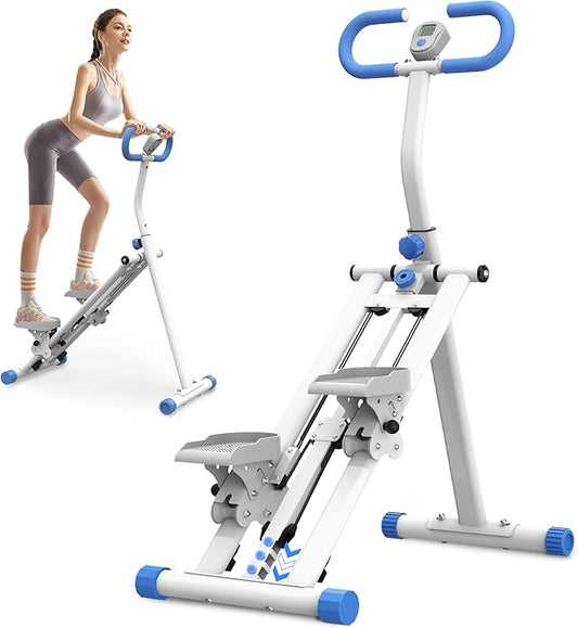 Stair Stepper for Home-Upgrade Vertical Climber Workout Machine for Full-Body Exercise Climber Fitness Equipment with Stable Frame Adjustable Handlebar