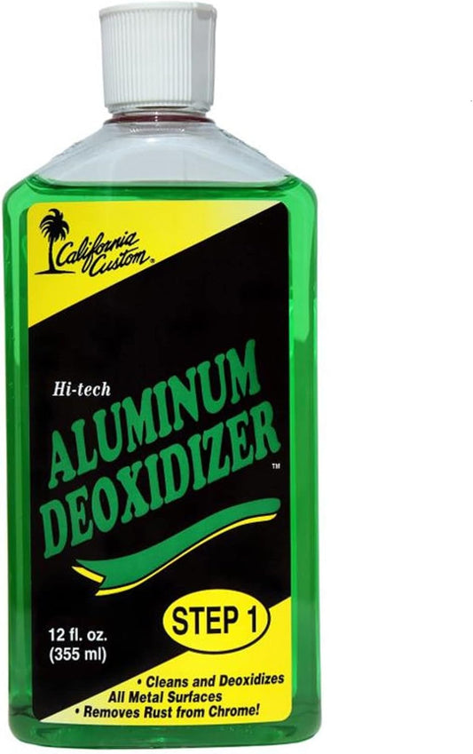 Products – Aluminum Deoxidizer Cleans & Deoxidizes Metal Surfaces, Removes Rust, Great for Aluminum, Brass, Copper, Chrome, Silver, Stainless & Gold, 12oz