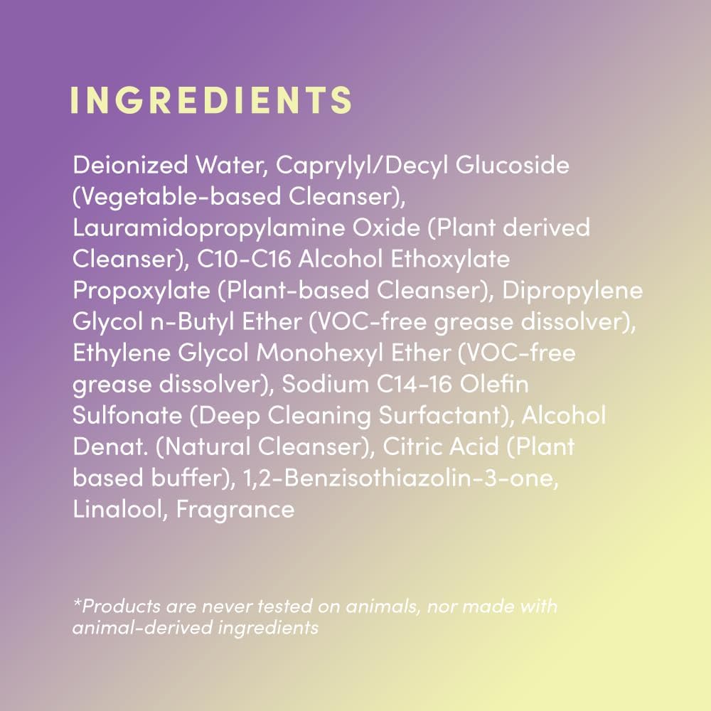 Clean Revolution SuperWash Dish Soap Spray 18oz Refill Supply Container, Ready to Use Formula, Spring Rain Fragrance, 1 Pack - Made in USA