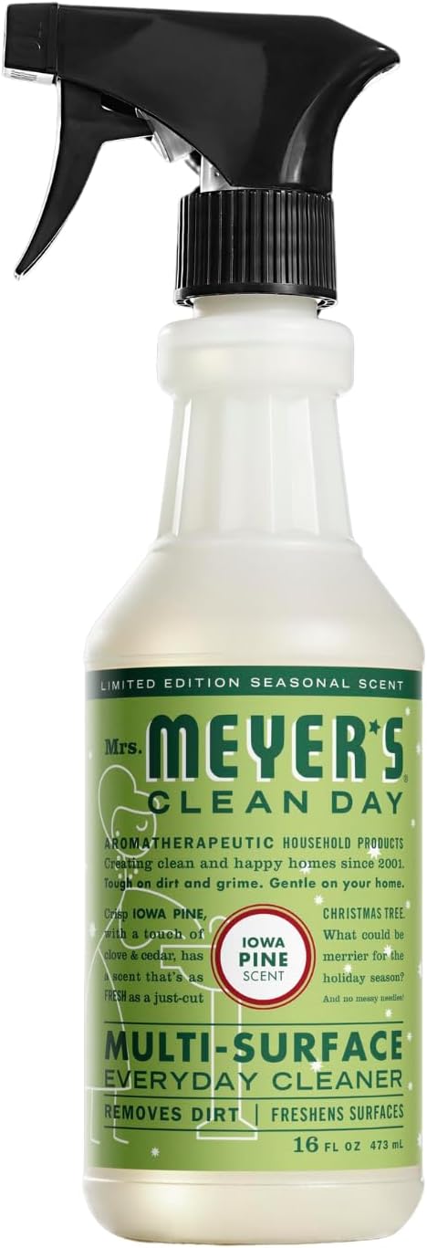 Mrs. MEYER'S CLEAN DAY Variety, 1 Multi-Surface Cleaner, 16 OZ, 1 Multi-Surface Cleaner, 16 OZ, 1 CT (Iowa Pine + Gingerbread)