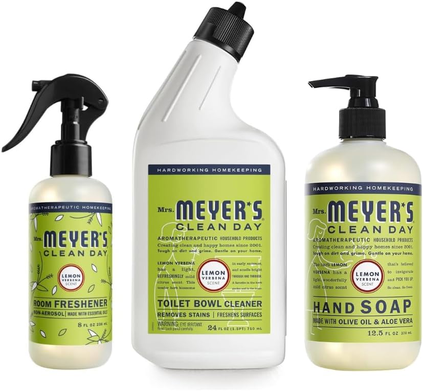 Mrs. MEYER'S CLEAN DAY Multi-Purpose Cleaner Variety Packs 44.5 Fl Oz (Pack of 1), Lemon Verbena