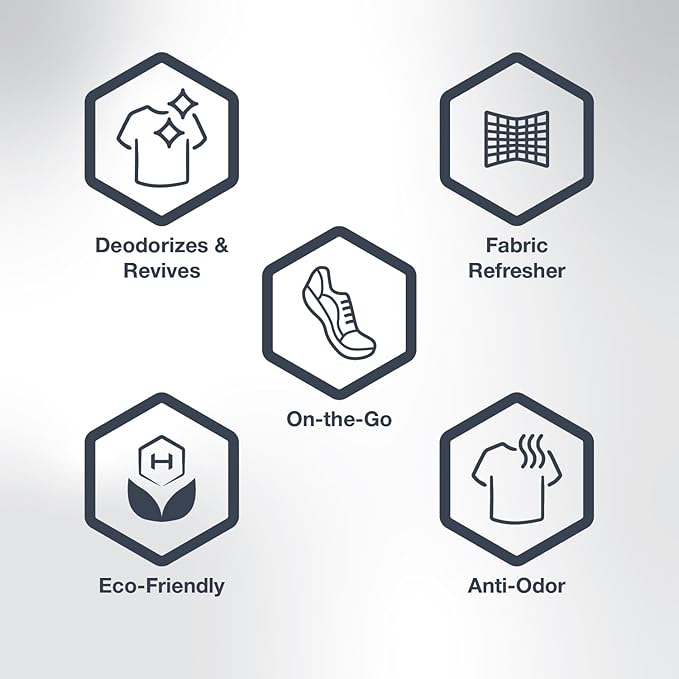 HEX Performance Deodorizing Spray, Fresh, 44oz (Pack of 2) - Awesome for Shoes, Gear, Activewear & Fabrics, Yoga Mats & Gym Equipment, Carpet, Pets, Odor Eliminator & Fabric Refresher Spray